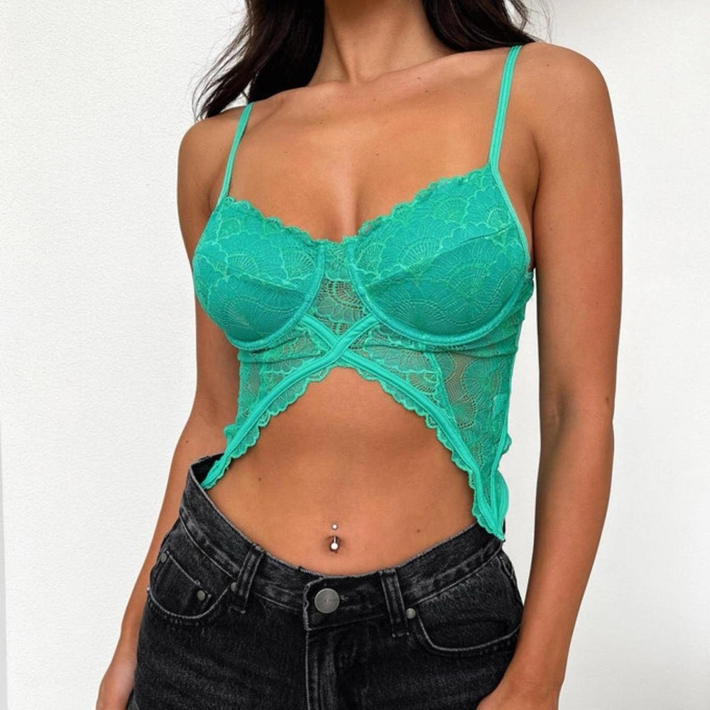 that’s so fetch women’s green corset